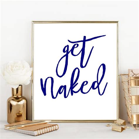 Get Naked Quote Etsy