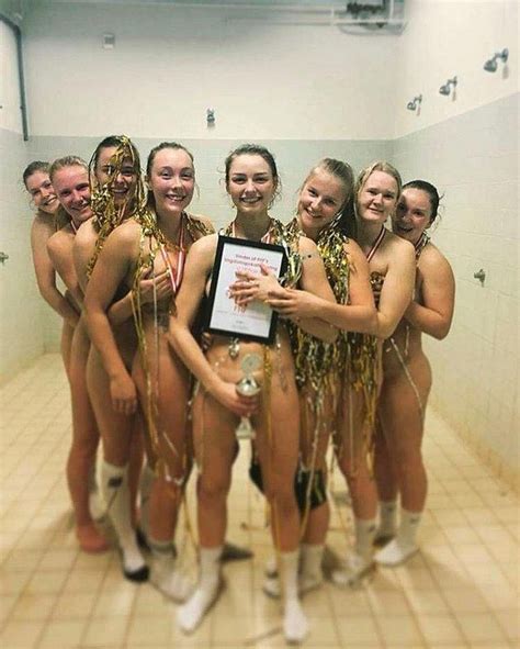 Danish Handball Team Celebreting Naked Hottest Female Athletes