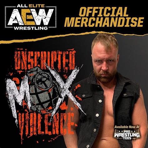 Jon Moxley Unscripted Violence T Shirt All Elite Wrestling Official