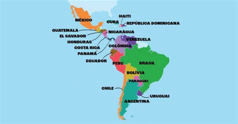 Mapa Politico Da America Latina Capitais Elza Soares Será