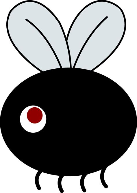 Little Black Fly Free Clip Art