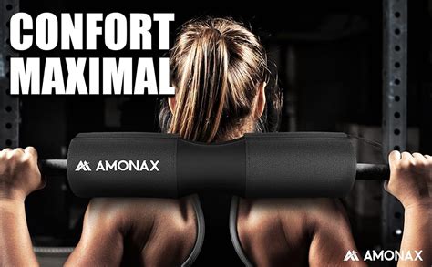 Amonax Barbell Squat Pad Manchon Mousse Squat En Mousse Support De