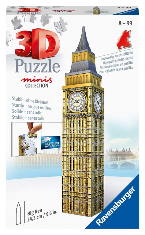 Ravensburger D Puzzle Mini Big Ben Pezzi Anni Toys Center