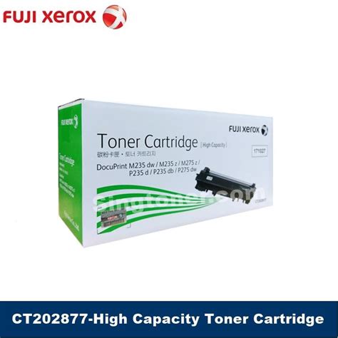 Fx Ct202877 Dp P235 275 285dw Black Toner Cartridge High Capacity