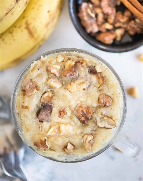 Microwave Banana Mug Cake The Flavours Of Kitchen