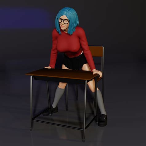 Sex Ed Classmates Regan Nerd Schoolgirl Includes Nude Semi Nude Versions D File For Cults