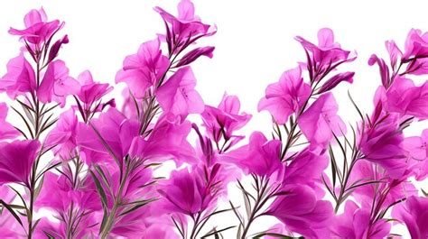 Premium Photo Fireweed Flower Pattern Background Flower Background