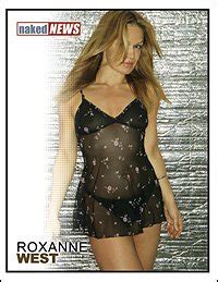 Naked Roxanne West In Naked News