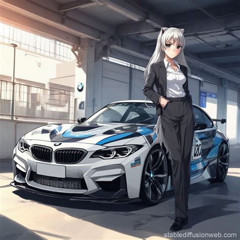 Bmw In Anime Style Stable Diffusion Online