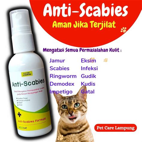 Jual Obat Jamur Kucing Scabies Demodex Impetigo Jamur Kutu Parasit