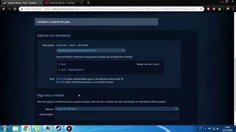 TUTORIAL Como pedir REEMBOLSO na STEAM passo a passo até Descubra o