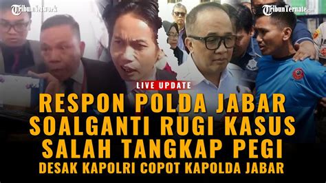 LIVEUPDATE RESPON POLDA JABAR SOAL GANTI RUGI PEGI DESAK KAPOLRI