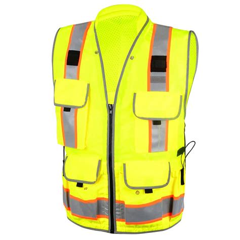 Fire Retardant Fireproof ANSI Safety Reflective Vest with Pockets SV ...