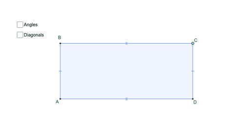 Properties Of A Rectangle Geogebra