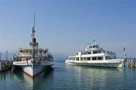 Croisière de Genève à Lausanne en bateau à vapeur sur le Lac Léman