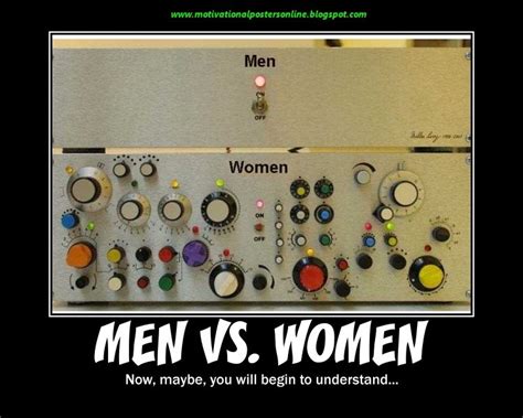 Motivational Posters Men Vs Women