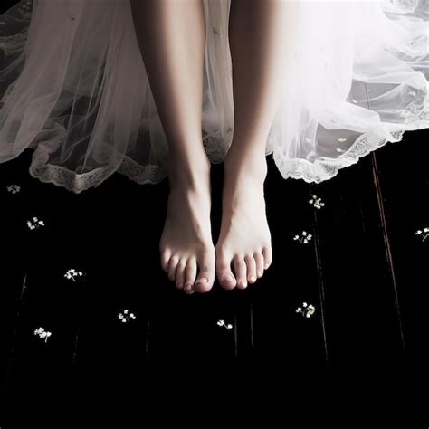 Premium Ai Image Barefoot Girl In Relaxing Day