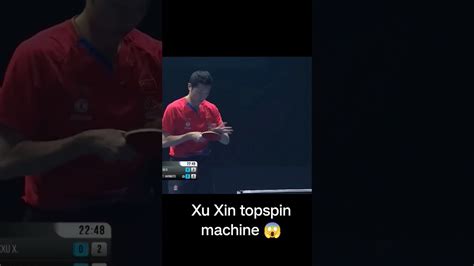 Table Tennis Xu Xin Topspin Rallies Wtt Tennisdetable Tabletennis