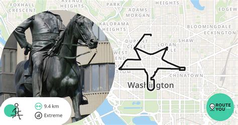 Masonic Pentagram Walk Of Washington Walking Route RouteYou