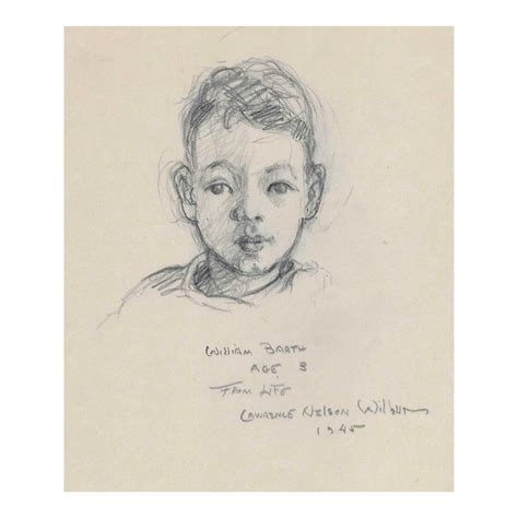 lawrence wilbur portrait  william barth chairish
