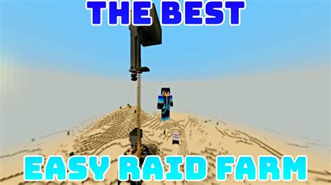 Best EASY AFK Raid Farm For Minecraft Bedrock 1 19 YouTube