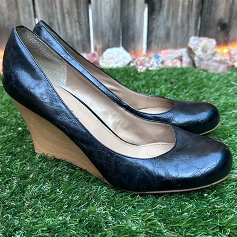 Nicole By Nicole Miller Shoes Nichole Miller Leather Wedge High