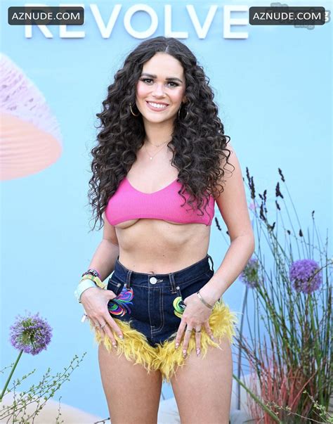 Madison Pettis Sizzles At Revolve Fest With Nude Rack And Killer Stems Aznude