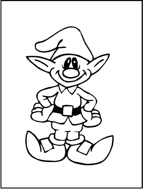 Dibujo De Duende 1 Para Colorear Dibujos Para Colorear