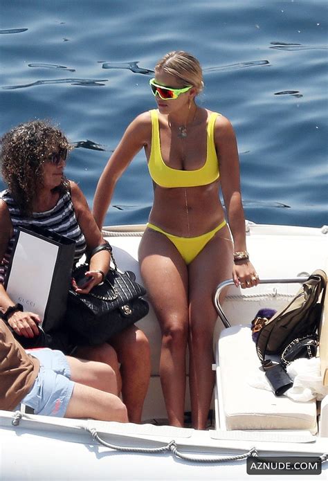 Rita Ora Sexy In Yellow Bikini In The South Of France Aznude