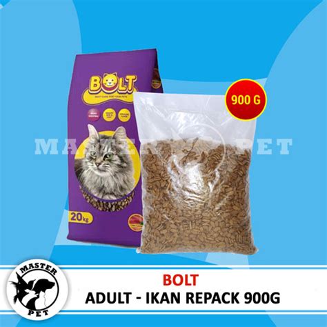 Jual Bolt Makanan Kucing Dewasa Adult Repack Tuna Ikan Repack Murah