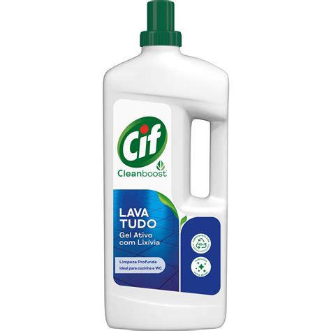 Lava Tudo Gel Ativo Lixívia Cif emb 1 3 lt Continente Online