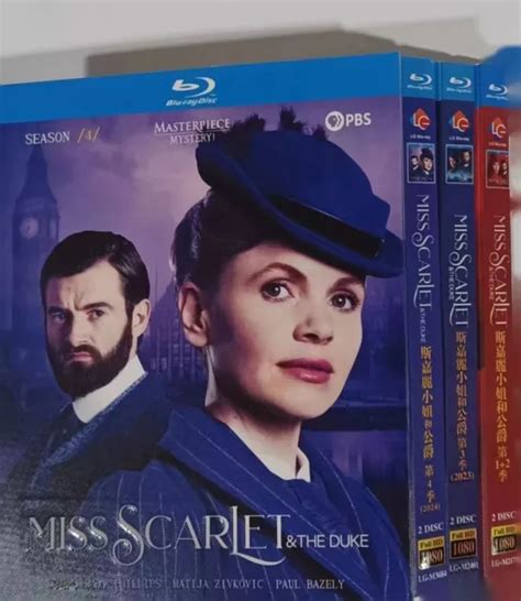 MISS SCARLET The Duke Season 1 4 2024 TV Series Blu Ray DVD BD 6 Disc