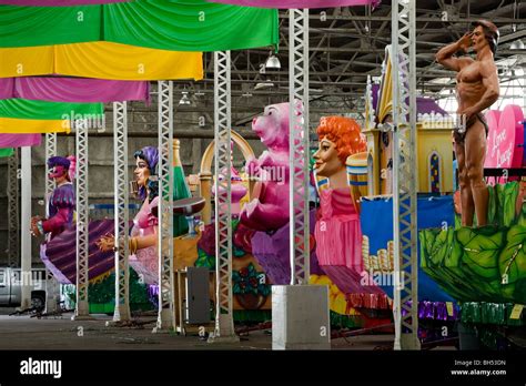 Floats at Mardi Gras World, New Orleans, Louisiana Stock Photo - Alamy