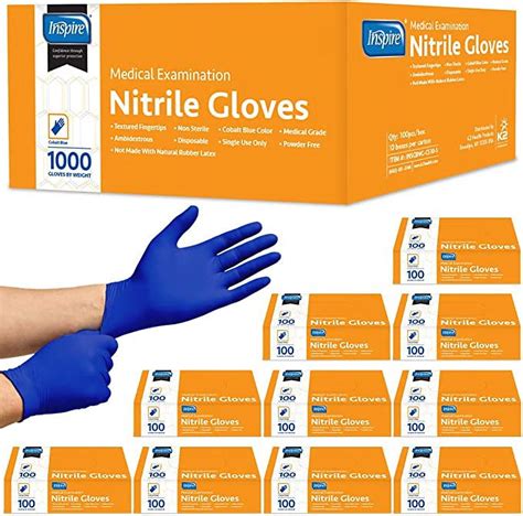 Ansell Microflex Safegrip Sg 375 Disposable Latex Gloves 142mil Blue