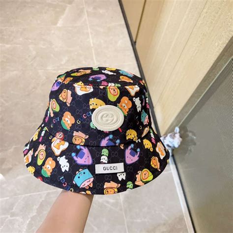 Gucci Bucket Hat Black For Women Maffox