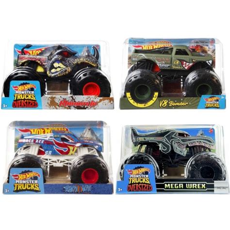 Jual Hot Wheels Monster Trucks Oversized 1 24 Original Mattel Hotwheels Shopee Indonesia