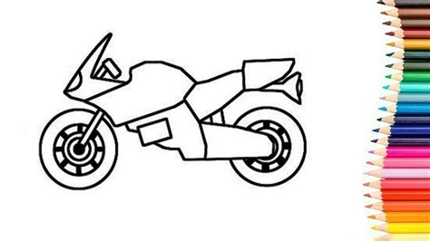 Moto Para Desenhar Fácil - 5
