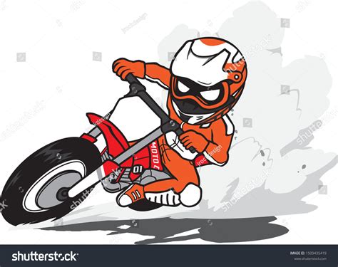 Cartoon Dirt Bike