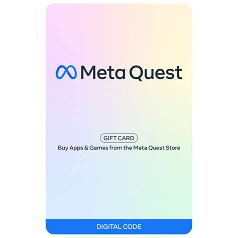 Meta Quest Gift Card - $50 - Digital Download | Best Buy Canada