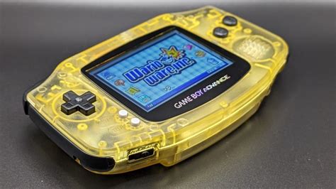 Nintendo Game Boy Advance Ips V Console Black Yellow Discounted