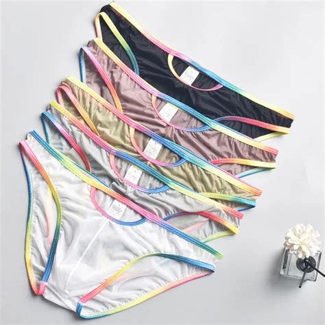 LOW RISE G STRING TANGA Für Herren Transparenter Regenbogen Slip Bikini F EUR 7 08 PicClick DE