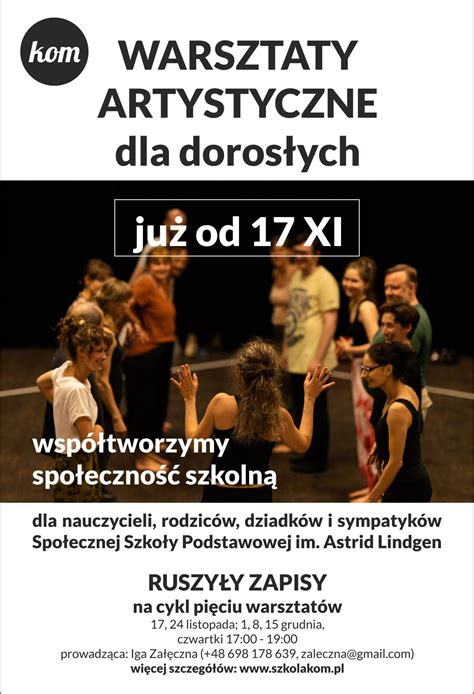 Warsztaty Artystyczne dla Dorosłych Szkoła KOM