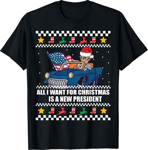 Amazon All I Want For Christmas Is A New President Biden Meme T