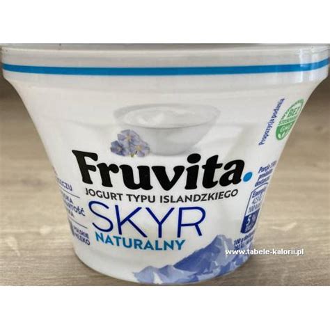 Ile kcal ma Skyr naturalny jogurt typu islandzkiego 0 tłuszczu