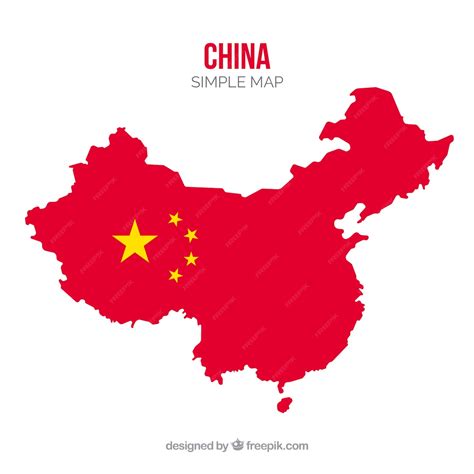 Premium Vector Map Of China