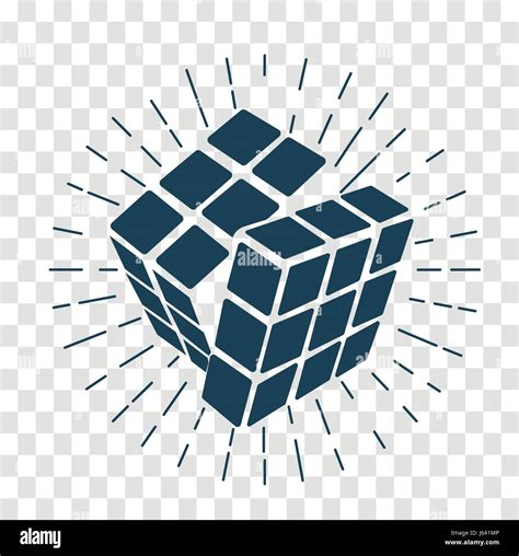 Logotipo Del Cubo De Rubik Fotos e Imágenes de stock Alamy