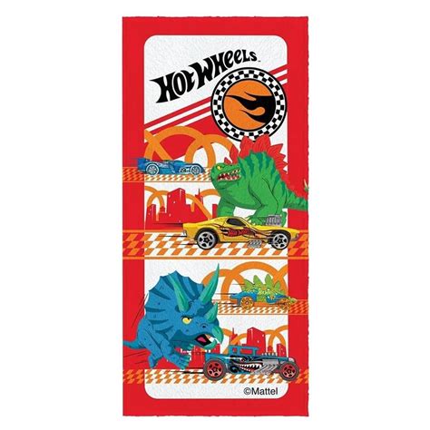 Toalha De Banho Infantil Hot Wheels MadeiraMadeira