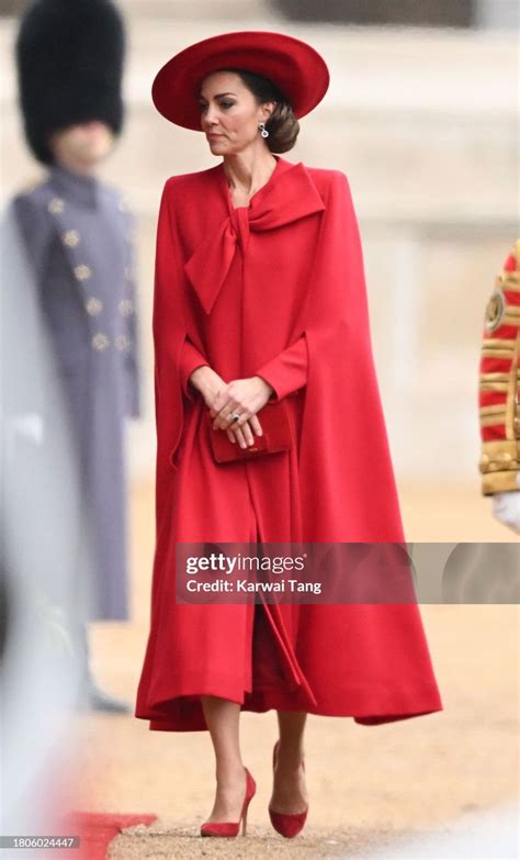 Catherine, Princess of Wales attends a ceremonial welcome for The ...