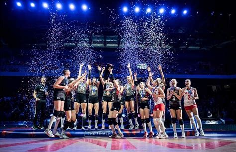 Turkey's national women's volleyball team wins Nations League Championship