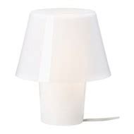 GAVIK Lampe de table blanc verre givré IKEAPEDIA